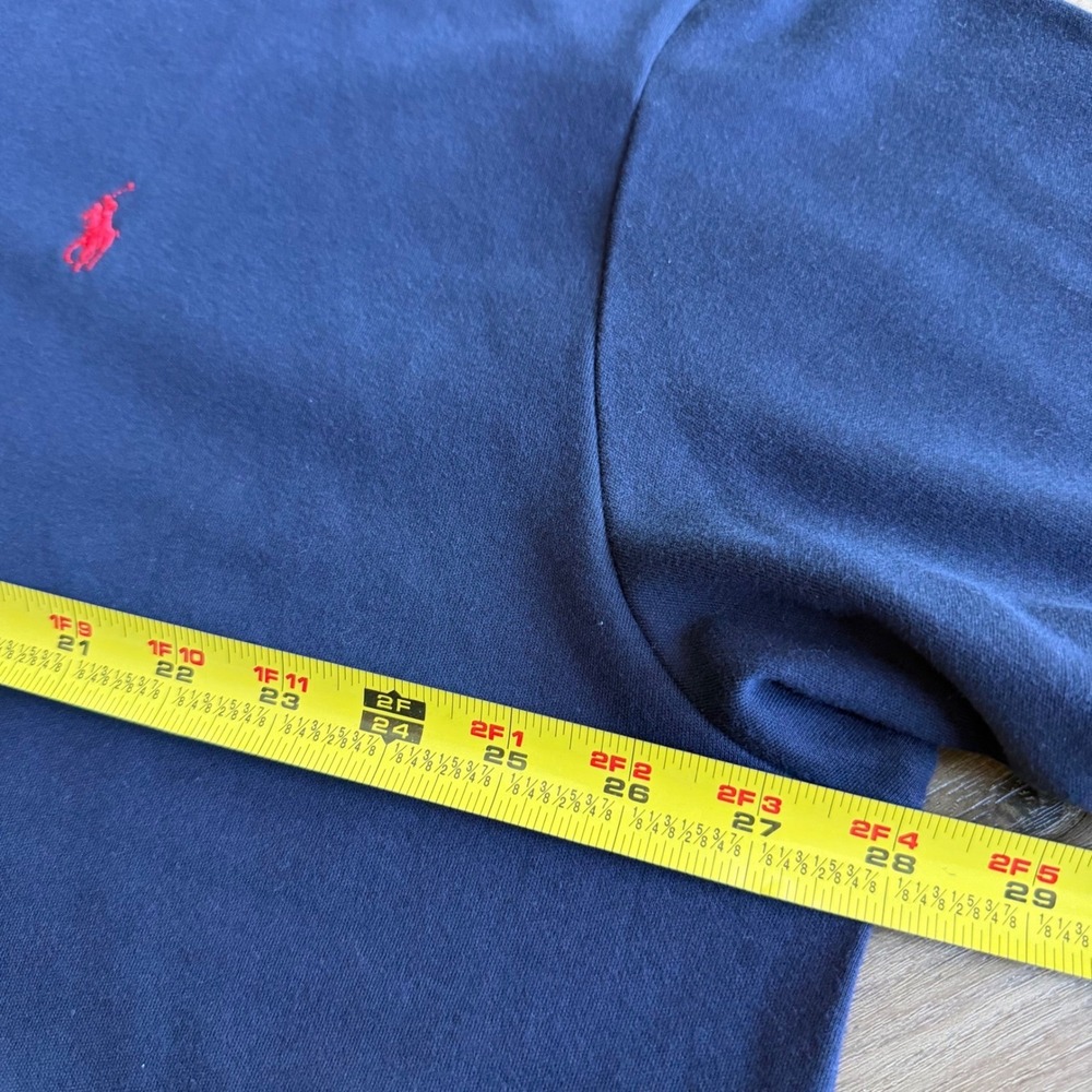 Polo Ralph Lauren Mens Interlock Polo Shirt Navy Blue Red Pony XXL New - Picture 6 of 11